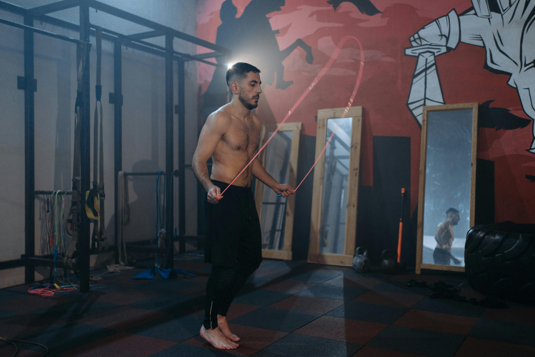 Man Using a Jumprope